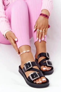 Hot ZAXY Pachnące Gumowe Klapki Eco Friendly HH285109 Czarne