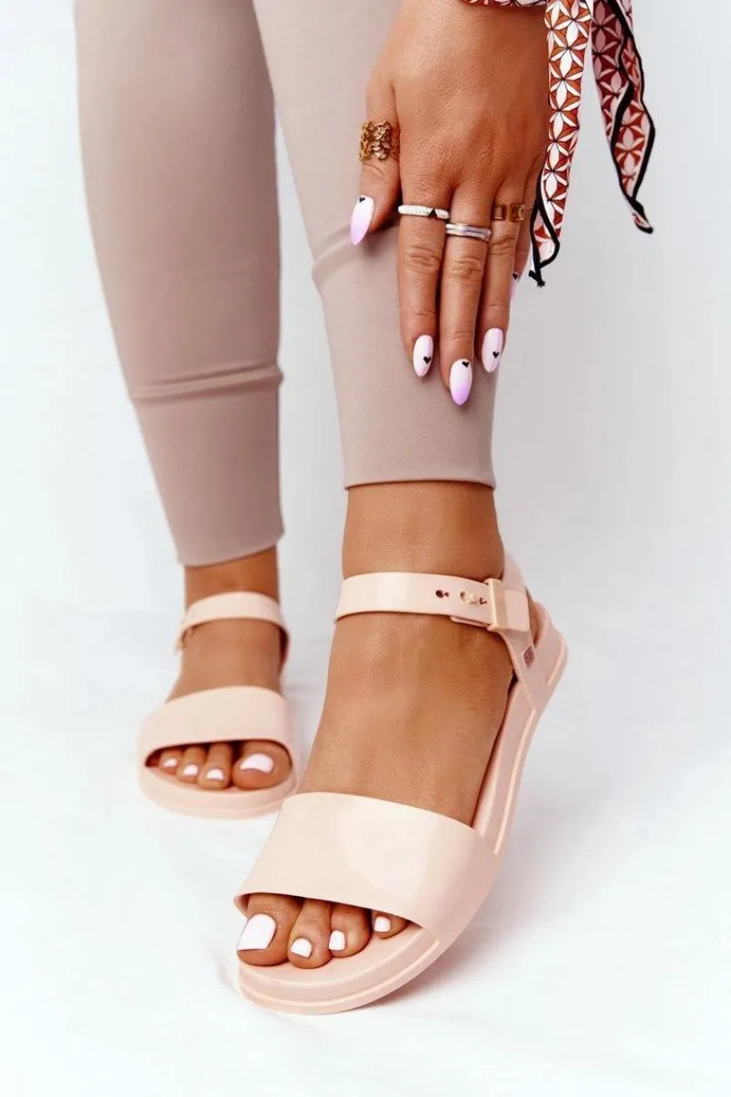 Best ZAXY Pachnące Gumowe Sandaly Eco Friendly HH285123 Nude