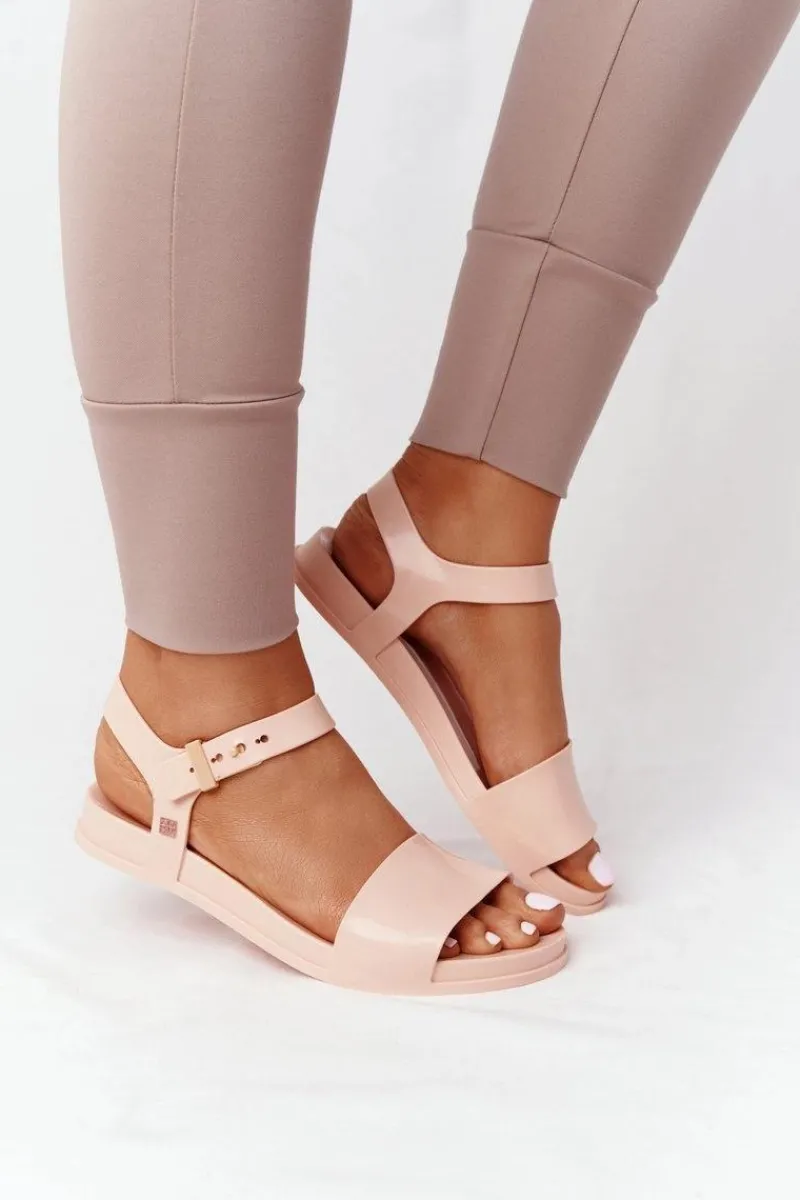 Best ZAXY Pachnące Gumowe Sandaly Eco Friendly HH285123 Nude