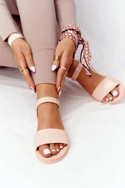Best ZAXY Pachnące Gumowe Sandaly Eco Friendly HH285123 Nude