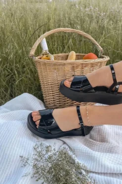 New ZAXY Pachnące Gumowe Sandaly Eco Friendly HH285132 Czarne