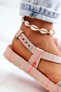 Discount ZAXY Pachnące Gumowe Sandały Eco Friendly HH285266 Nude