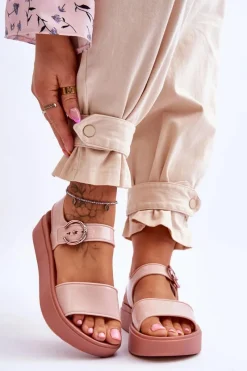 Online ZAXY Pachnące Hipoalergiczne Sandały JJ285242 Nude