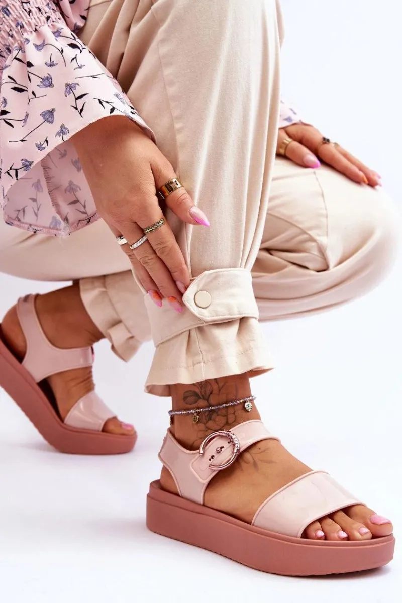 Online ZAXY Pachnące Hipoalergiczne Sandały JJ285242 Nude