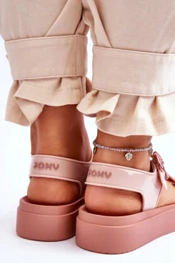 Online ZAXY Pachnące Hipoalergiczne Sandały JJ285242 Nude