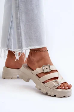 Klapki Na Platformie|Klapki Damskie Klasyczne><noscript><img width=