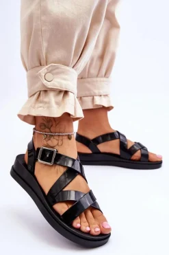 Sandały Gumowe|Sandały Płaskie></noscript>ZAXY Pachnące Sandały Eco Friendly JJ285093 Czarne