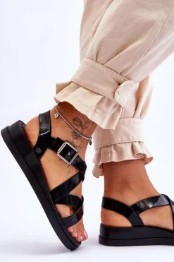 Sandały Gumowe|Sandały Płaskie></noscript>ZAXY Pachnące Sandały Eco Friendly JJ285093 Czarne