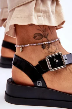 Sandały Gumowe|Sandały Płaskie></noscript>ZAXY Pachnące Sandały Eco Friendly JJ285093 Czarne