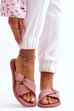 Klapki Damskie Klasyczne>ZAXY Pachnące Wegańskie Klapki JJ285216 Nude