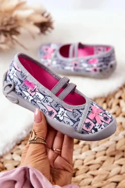 BEFADO Papcie Baleriny Kotki 116X297 Szare