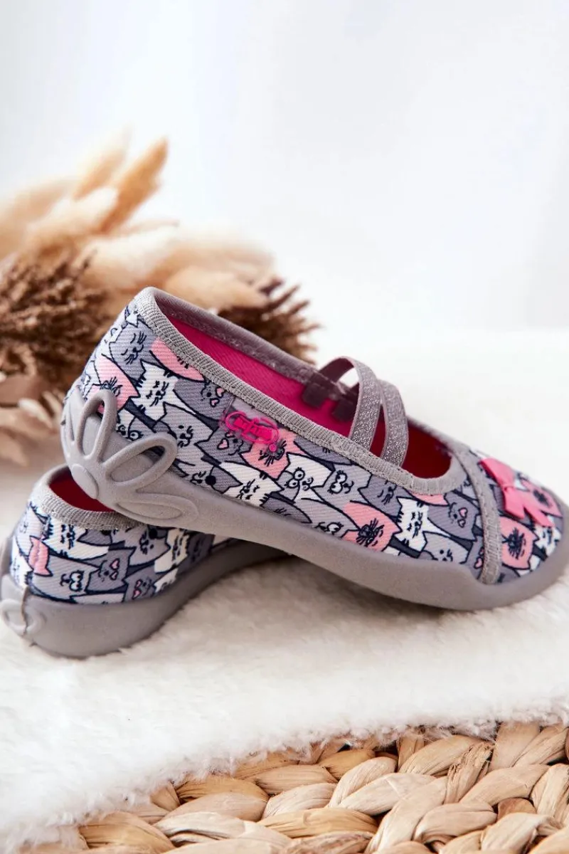 BEFADO Papcie Baleriny Kotki 116X297 Szare