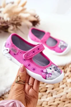 Sale Papcie Baleriny Kotek 114X447 Różowe Dzieci Dziewczęce|Back To School