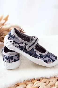 Clearance Papcie Baleriny Pingwinki 114X463 Czarne Dzieci Dziewczęce|Back To School