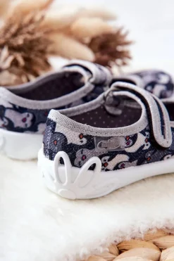 Clearance Papcie Baleriny Pingwinki 114X463 Czarne Dzieci Dziewczęce|Back To School