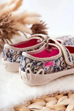 Best BEFADO Papcie Baleriny Sarenki 114X467 Beżowe