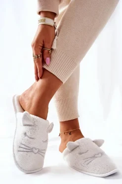 Online Evento Papcie Błyszczące Kotki Z Uszami Białe Kaisy Biały