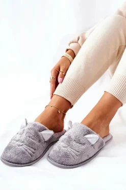 Online Evento Papcie Błyszczące Kotki Z Uszami Szare Kaisy