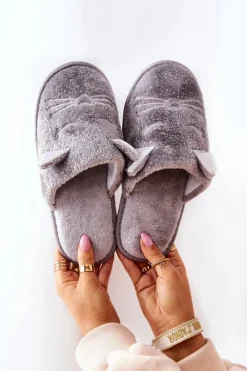 Online Evento Papcie Błyszczące Kotki Z Uszami Szare Kaisy