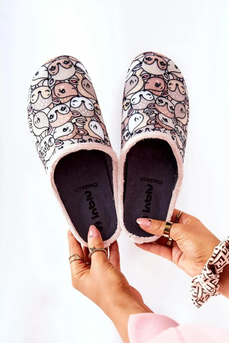 Discount BEFADO Papcie Klapki Sarenki 155D203 Beżowe