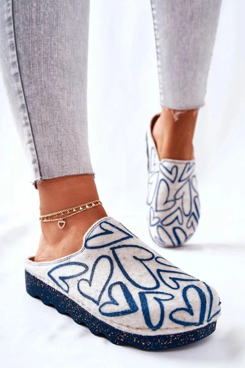 Kapcie Klasyczne|Klapki Damskie Klasyczne>INBLU Papcie Klapki Profilaktyczne DK07 002 Beżowe