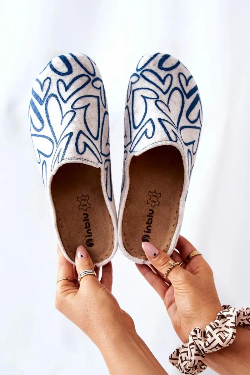 Kapcie Klasyczne|Klapki Damskie Klasyczne>INBLU Papcie Klapki Profilaktyczne DK07 002 Beżowe