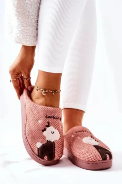 Clearance Boto Papcie Ocieplane Renifer Ciemnoróżowe Jilly