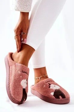 Clearance Boto Papcie Ocieplane Renifer Ciemnoróżowe Jilly