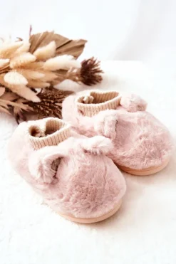 Dziewczęce></noscript>Boto Papcie Ocieplane Ze Ściągaczem Jasnoróżowe Dessi