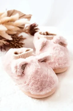 Dziewczęce></noscript>Boto Papcie Ocieplane Ze Ściągaczem Jasnoróżowe Dessi