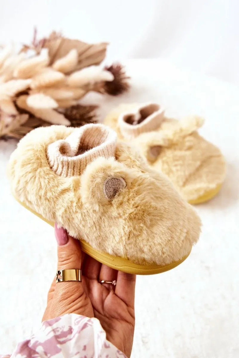 Clearance Boto Papcie Ocieplane Ze Ściągaczem Żółte Dessi