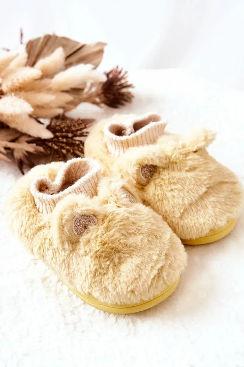 Clearance Boto Papcie Ocieplane Ze Ściągaczem Żółte Dessi