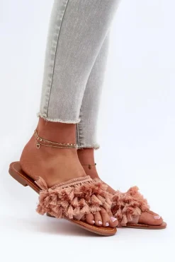 Klapki Damskie Klasyczne><noscript><img width=