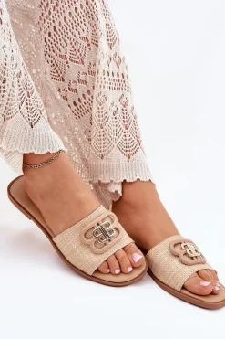 Klapki Damskie Klasyczne><noscript><img width=