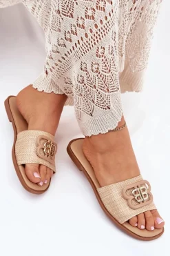 Klapki Damskie Klasyczne><noscript><img width=