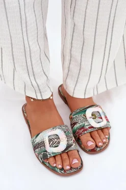 Klapki Damskie Klasyczne><noscript><img width=