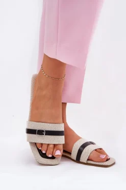 Klapki Damskie Klasyczne><noscript><img width=