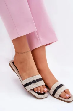 Klapki Damskie Klasyczne><noscript><img width=