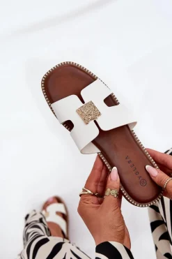 Klapki Damskie Klasyczne><noscript><img width=