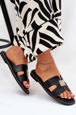 Klapki Damskie Klasyczne><noscript><img width=