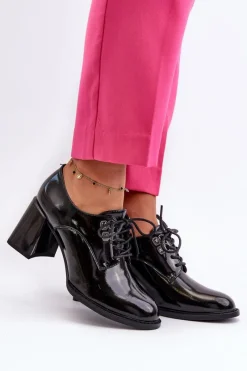 Półbuty Lakierowane><noscript><img width=