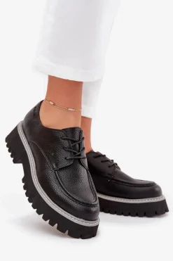 Mokasyny Płaskie|Mokasyny Damskie Skórzane><noscript><img width=