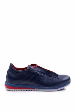 Bednarek Polish Shoes|Półbuty Casual></noscript>Boto Półbuty Męskie Bednarek Skórzane Sportowe Granatowe Geos