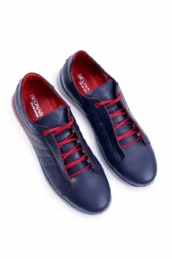 Bednarek Polish Shoes|Półbuty Casual></noscript>Boto Półbuty Męskie Bednarek Skórzane Sportowe Granatowe Geos
