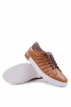 Bednarek Polish Shoes|Półbuty Casual>Boto Półbuty Męskie Bednarek Skórzane Sportowe Płaska Podeszwa Brązowe Geos