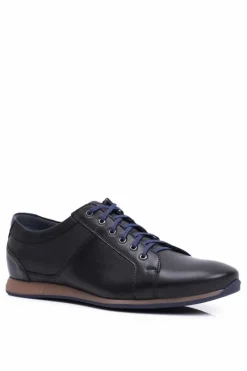 Półbuty Casual>Boto Półbuty Męskie Casual Skórzane Nikopol Czarne 1730