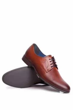 Outlet Półbuty Męskie Casual Skórzane Nikopol Brązowe 1735 BC40 Męskie Półbuty Casual