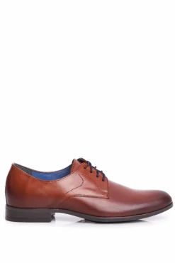 Outlet Półbuty Męskie Casual Skórzane Nikopol Brązowe 1735 BC40 Męskie Półbuty Casual