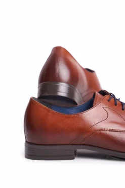 Outlet Półbuty Męskie Casual Skórzane Nikopol Brązowe 1735 BC40 Męskie Półbuty Casual