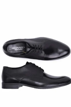 Półbuty Eleganckie></noscript>Boto Półbuty Męskie Eleganckie Bednarek Skórzane Czarne Jantar